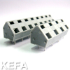 screwless terminal block for double wire connection KF243A