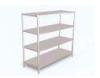 4 / 5 Tier Stainless Steel Storage Shelves Metal Display Racks Powder Coated