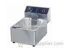 SS304 / 201 2.5KW 6L Potato Chips Commercial Induction Fryer For Supermarkets