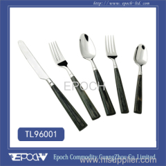 China factory New product on market wooden handle cutlery set