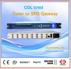 satellite stream 8 tuner dvb-s dvb-s2 receiver to ip gateway