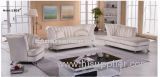 Classic Wooden Leather Sofa Set