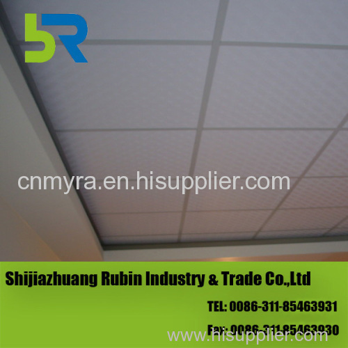 Gypsum board ceiling tiles