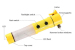 Good Quality Warning Multifunctional Car Safety Emergency Hammer with Led Flashlight