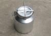 Dairy Farm / Bar Aluminum Alloy Transportable Milk Can With Handle / Lid