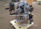 Double-Barreled Cows Milking Machine / Electirc Motor-Driven Mobile Milking Equipments