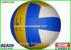 White / Yellow / Blue Classic Official Volleyball Ball Size 5 Customized