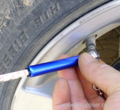 Low 10-50Psi Aluminium Head Mini Portable Car Pen Tire Pressure Gauge