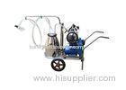 Vacuum Pump Single Bucket Dairy Milking Machine For Sheep / Goats / Cows