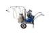 Vacuum Pump Single Bucket Dairy Milking Machine For Sheep / Goats / Cows