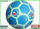 Blue Size 5 Football Soccer Ball With 32 Pentagonal And Hexagonal Panels
