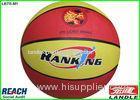 Red Yellow Multi Colored Basketballs Size 7 Standard Size And Weight