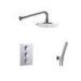 Bath Shower Mixer Set Thermostatic 2 Way Shower Mixer Valve With Hand Shower