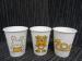 Cartoon Colorful Disposable Paper Cups Biodegradable Flexo / Offset Printing For Party