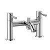 Auti - Splash Deck Mounted Bath Shower Mixer Taps / 2 Hole Bath Shower Mixer