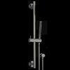 Chrome Finish Hand Shower Set Wall Mount Shower Mixer Elbow Round Hose Rail