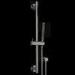 Chrome Finish Hand Shower Set Wall Mount Shower Mixer Elbow Round Hose Rail