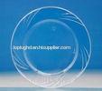 7" Round Plastic Clear Disposable Salad Bowls Food Grade For Fruit Salad