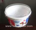 Plastic Disposable Salad Bowls , Round Bowl Yogurt Cups 130ml