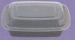 16oz Microwavable Disposable Plastic Food Containers With Lids 480ml