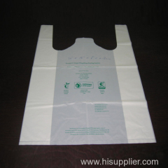 BIO Degradable T-shirt Plastic Shopping Bag