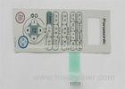 Waterproof Printing Machine Membrane Touch Switch With 3m Adhesive