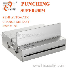 Heavy Duty Multi-function punching and binding machine (SUPER430M&MF360)