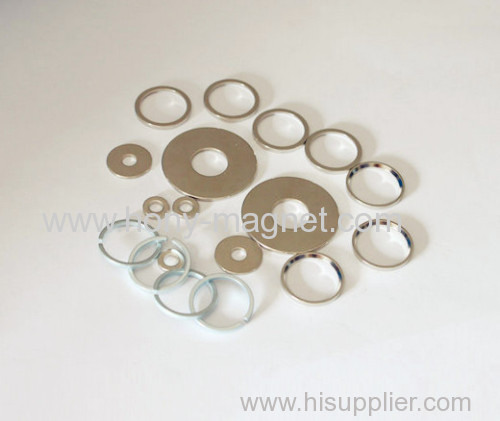 Cheap zinc coated ring shaped Sintered neodymium magnet