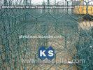 Coated Galvanized PVC Gabion , 80X100mm Wire Mesh Gabion Basket