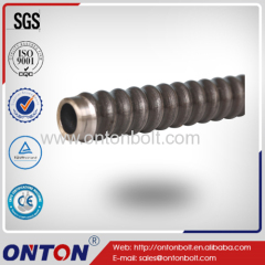 Drill pope thread hollow bar & screw thread bar