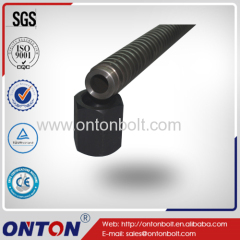 Thread hollow drilling rock anchor coal mine roof bolt