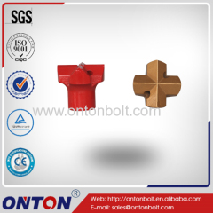 ONTON accessories high quality and Hardness screw thread rock drilling bit for TITAN