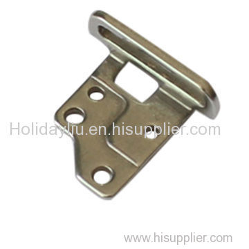Sheet metal part for door hinge process by punching machine in SUS304 material with 1.2mm thickness