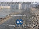 Hexagonal Double Twisted Gabion Basket , Galvanised Wire Mesh River Gabion Mattress