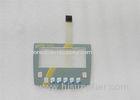 Backlight 3M Adhesive Flexible Membrane Switch Custom With LED window
