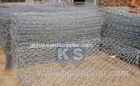 Heavily Galvanized And PVC Coated Hexagonal Wire Netting Used For Embankment Stability