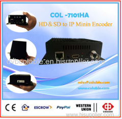 1CH h.264 hdmi &AV to ip mini encoder