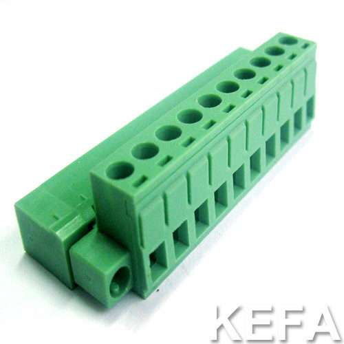 pluggable terminal block with flange PANEL MOUNT KF2EDGKM