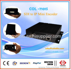 Mini size 1channel sdi in h.264 encoder iptv