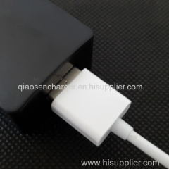 Many quality factory price 1m round white color data cable for iphone 5/6