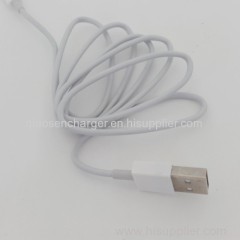 Many quality factory price 1m round white color data cable for iphone 5/6