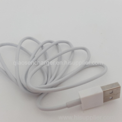 Many quality factory price 1m round white color data cable for iphone 5/6