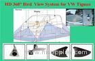 DVR Car Rearview Camera System , Bird View Monitoring System For VW Tiguan