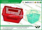 Durable Recycle Plastic Supermarket Shopping Basket Virgin HDPP Handle Basket