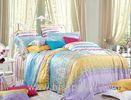 Multi-color Lyocell Bedding Sets Soft Hand Felling With Green Printed
