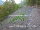 Durable carbon steel slope stabilisation mesh rockfall protection systems