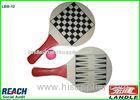 Paint Free Wooden Beach Rackets Padel Racket With Printing Logo