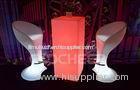 Movable Led Bar Furniture / Tall Bar Stools Illuminated Wine Bar Table