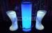 Lithium Rechargeable Battery illuminated led furniture for Bar , KTV , Hotel