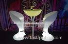 Rechargeable IP65 Waterproof Led bar height table and chair set for KTV , disco